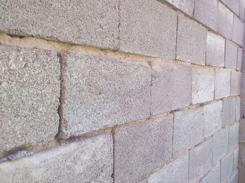 Block Wall Repair detail